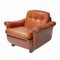Brown Leather Armchair, 1970s 14
