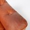 Brown Leather Armchair, 1970s, Image 9