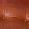 Brown Leather Armchair, 1970s 6