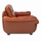 Brown Leather Armchair, 1970s, Image 4