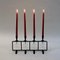 Swedish Iron and Glass Candleholder by Erik Höglund for Boda, 1960s, Image 7