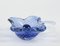Cenicero en forma de hoja de cristal de Murano, años 50, Imagen 8