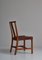 Leather Dining Chairs by Teak & Niger attributed to Børge Mogensen, Denmark, 1939, Set of 6 17