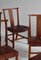 Leder Esszimmerstühle von Teak & Niger, Børge Mogensen, Dänemark, 1939, 6er Set zugeschrieben 4