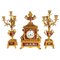 Horloge de Cheminée Napoléon III, Set de 3 1