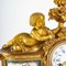 Orologio in bronzo dorato e porcellana, XIX secolo, Immagine 3