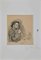 Georges Redon, Pipe Man, Dessin au Crayon, 1895 1