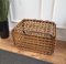 Italian Bohemian Basket Container in Bamboo and Rattan, 1960s 7