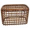 Italian Bohemian Basket Container in Bamboo and Rattan, 1960s, Image 1