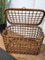 Italian Bohemian Basket Container in Bamboo and Rattan, 1960s 4