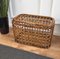Italian Bohemian Basket Container in Bamboo and Rattan, 1960s 5