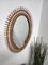 Specchio da parete ovale bohémien in bambù e vimini di Franco Albini, Italia, anni '70, Immagine 5