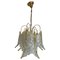 Murano Leaf Chandelier attributed to Mazzega, 1970s 1