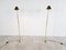 Lampadaires Scandinaves en Laiton, 1960s, Set de 2 3