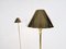 Scandinavian Brass Floor Lamps, 1960s, Set of 2 9