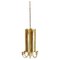 Reflex Ceiling Light in Brass attributed to Pierre Forssell for Skultuna, Sweden, 1960s 1