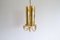 Reflex Ceiling Light in Brass attributed to Pierre Forssell for Skultuna, Sweden, 1960s 4