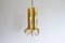 Reflex Ceiling Light in Brass attributed to Pierre Forssell for Skultuna, Sweden, 1960s, Image 8
