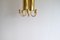 Reflex Ceiling Light in Brass attributed to Pierre Forssell for Skultuna, Sweden, 1960s, Image 10