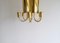 Reflex Ceiling Light in Brass attributed to Pierre Forssell for Skultuna, Sweden, 1960s 6
