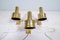 Candela Wall Lights in Brass by Per Sundstedt, Sweden, 1972, Set of 3, Image 4