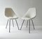 Italian Medea Chairs in White Boucle with Black Metal Legs, 1950s, Set of 2 3