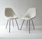 Italian Medea Chairs in White Boucle with Black Metal Legs, 1950s, Set of 2, Image 3