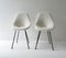 Italian Medea Chairs in White Boucle with Black Metal Legs, 1950s, Set of 2 4