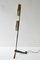 French Lucite Floor Lamp with Black Metal Leg from Maison Lunel, 1950s 8