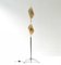 French Lucite Floor Lamp with Black Metal Leg from Maison Lunel, 1950s 4