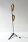 French Lucite Floor Lamp with Black Metal Leg from Maison Lunel, 1950s 11