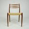 Model 78 Dining Chair in Teak attributed to Niels Otto Möller for J. L. Møllers, 1960s 4