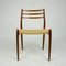 Model 78 Dining Chair in Teak attributed to Niels Otto Möller for J. L. Møllers, 1960s, Image 4