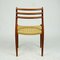 Model 78 Dining Chair in Teak attributed to Niels Otto Möller for J. L. Møllers, 1960s 7