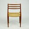 Model 78 Dining Chair in Teak attributed to Niels Otto Möller for J. L. Møllers, 1960s, Image 7