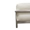 Steel and White Leather Ottoman in the style of Mies van der Rohe, Italy, 1979 7