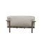 Steel and White Leather Ottoman in the style of Mies van der Rohe, Italy, 1979 4