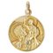 Antike Saint Christopher Medaille aus 18 Karat Gelbgold 1