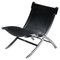 Leather Scissor Chair by Antonio Citterio for Flexform, Italy, 1980s 1