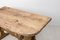 Antique Swedish Folk Art Trestle Table in Pine, Image 13