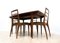 Ausziehbarer Vintage Esstisch und Stühle aus Teak von McIntosh, 5er Set 2