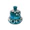 Perfumista modular con 3 cuencos en azul y lustre de Ceramiche Lega, Imagen 1