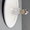 Italian Modern Round White Metal Wall or Ceiling Light, 1970s 7