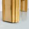 Consolle moderna in legno e ottone di Alain Delon per Maison Jansen, Francia, anni '80, Immagine 8