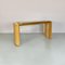 French Modern Wood and Brass Entrace Console by Alain Delon for Maison Jansen, 1980s 4