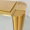 French Modern Wood and Brass Entrace Console by Alain Delon for Maison Jansen, 1980s 10