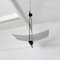 Italian Postmodern Zefiro Ceiling Light in Black and White Metal by Mario Botta for Artemide, 1988 3