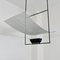 Lampada da soffitto Zefiro postmoderna in metallo bianco e nero di Mario Botta per Artemide, 1988, Immagine 6