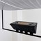 Italian Postmodern Zefiro Ceiling Light in Black and White Metal by Mario Botta for Artemide, 1988 11