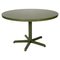 Italian Modern Round Dining Table in Green Lacquered Wood Anonima Castelli, 1981 from Castelli / Anonima Castelli 1